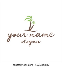 palm vector logo graphic modern