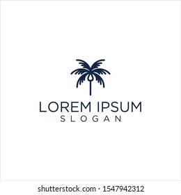 palm vector modern abstract logo