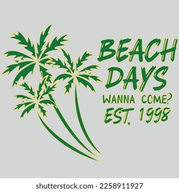 palm vector summer sun hawai tropical