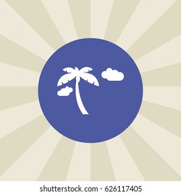 palma icon. sign design. background