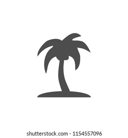 Palma summer vector icon