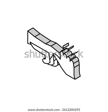 palmar grasp reflex isometric icon vector. palmar grasp reflex sign. isolated symbol illustration