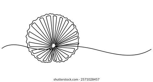 Palmetto Leaves Continuous Line Drawing, One single line drawing palm faux areca leaf vector illustration. Tropical leaves minimalistic style, floral pattern concept for poster, wall decor print, pro.