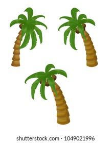 palms, beach, island, vacation