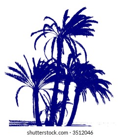 palms group / vector. Ideally for your use
