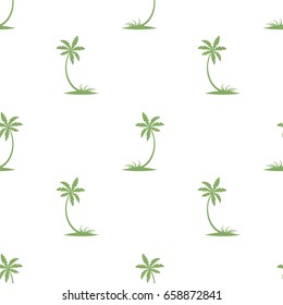 Palms pattern. Banner with tropic summertime motif may be used as background texture, wrapping paper, textile or wallpaper design.