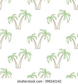 palms seamless isolated