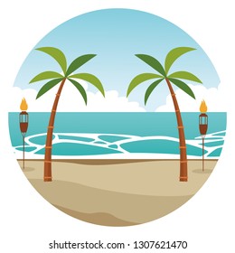 palms tree cartoon