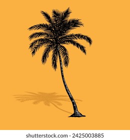 Palmtree Clipart illustration vector design