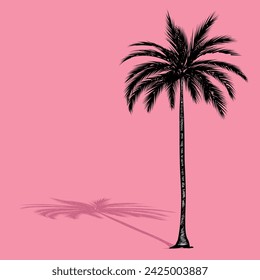 Palmtree Clipart illustration vector design