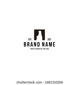 palo duro logo design vector template