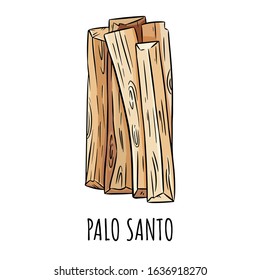 Palo Santo holy wood tree aroma sticks from Latin America. Smudge incense bundle