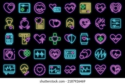 Los iconos de palpitación establecen el vector de contorno. Ataque de ayuda al abdomen. Trastorno de la respiración