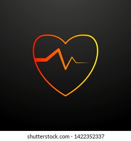 palpitation nolan icon. Elements of insurance set. Simple icon for websites, web design, mobile app, info graphics