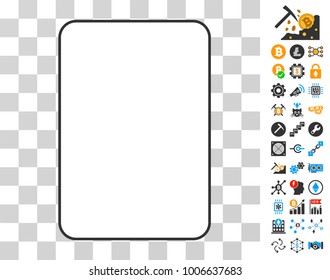 Palying Card Template pictograph with bonus bitcoin mining and blockchain images. Vector illustration style is flat iconic symbols. Designed for bitcoin ui toolbars.