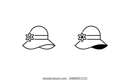 Diseño de icono de Pamela con fondo blanco