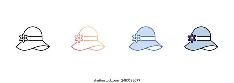 Diseño de icono de Pamela con fondo blanco