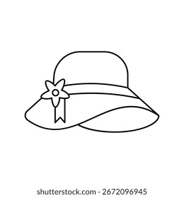 Icono de Pamela con fondo blanco Vector Ilustración de stock