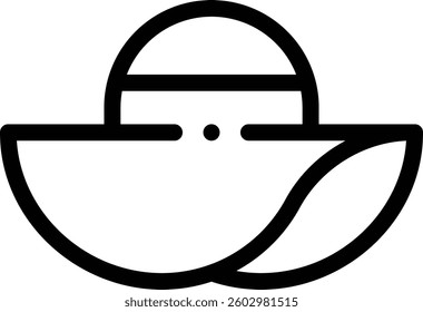 pamphlet icon. Thin Linear Style Design Isolated On White Background