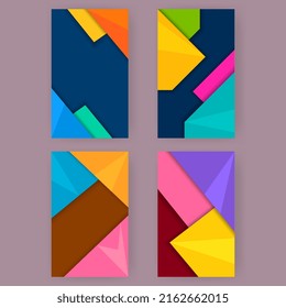 pamphlet template set multi abstract pattern. template for poster,brochure,backgrounds cover etc