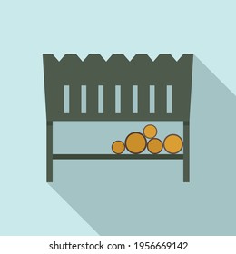 Pan brazier icon. Flat illustration of Pan brazier vector icon for web design