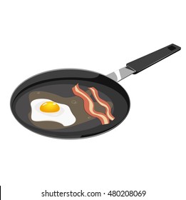 pan with breakfast