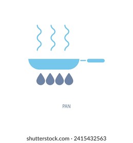 pan concept line icon. Simple element illustration. pan concept outline symbol design.