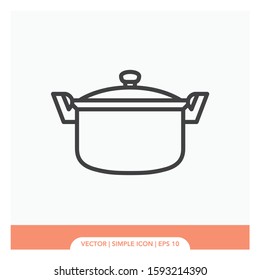 Pan for cook Icon Vector Illustration