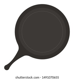 Pan design, Kitchen supply domestic household tool cooking and restaurant theme Vector illustration
