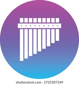 Icono de Vector de flauta de cacerola. Se puede utilizar para aplicaciones de impresión, móviles y de Web.