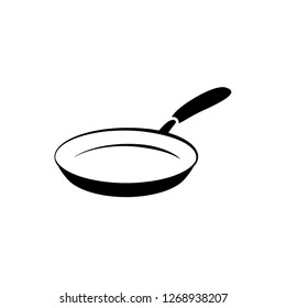 Pan, Frying, Utensil Icon Vector