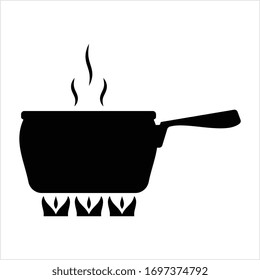 Icono De Calefacción Panorámica, Ilustración De Arte Vector De Panorámica En Incendio