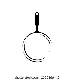 Diseño en blanco y negro del icono del pan