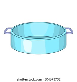 Pan icon. Cartoon illustration of pan vector icon for web