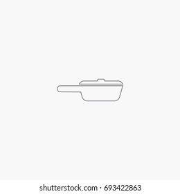 pan icon. for cooking