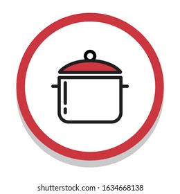 Pan Icon Cooking Icon Flat Design