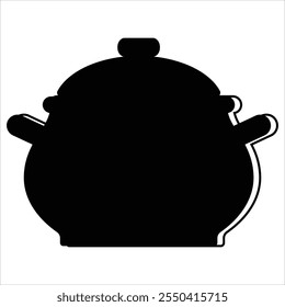 Pan Icon for Cooking and Kitchenware Design