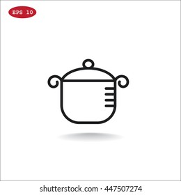 Pan Icon Flat.