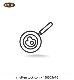Pan Icon Flat.