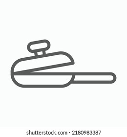 Pfannsymbol, Bratpfanne, Vektorgrafik
