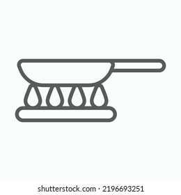 Pfannsymbol, Bratpfanne, Vektorgrafik
