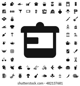 Pan icon illustration isolated vector sign symbol