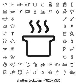 Pan icon illustration isolated vector sign symbol