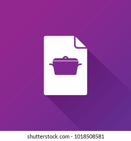 pan icon. kitchen tool