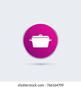 pan icon. kitchen tool