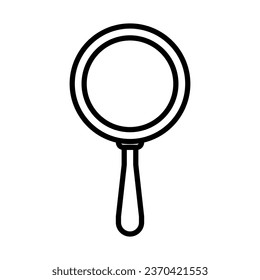 icono de pan en estilo de línea