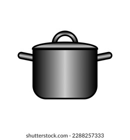 Pan icon on white background.