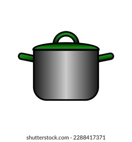 Pan icon on white background.
