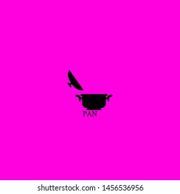 pan icon sign signifier vector