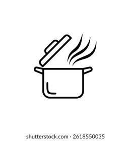 pan icon, simple flat style, illustration, logo sign symbol pictogram template, for ui or ux isolated on white for mobile app, editable